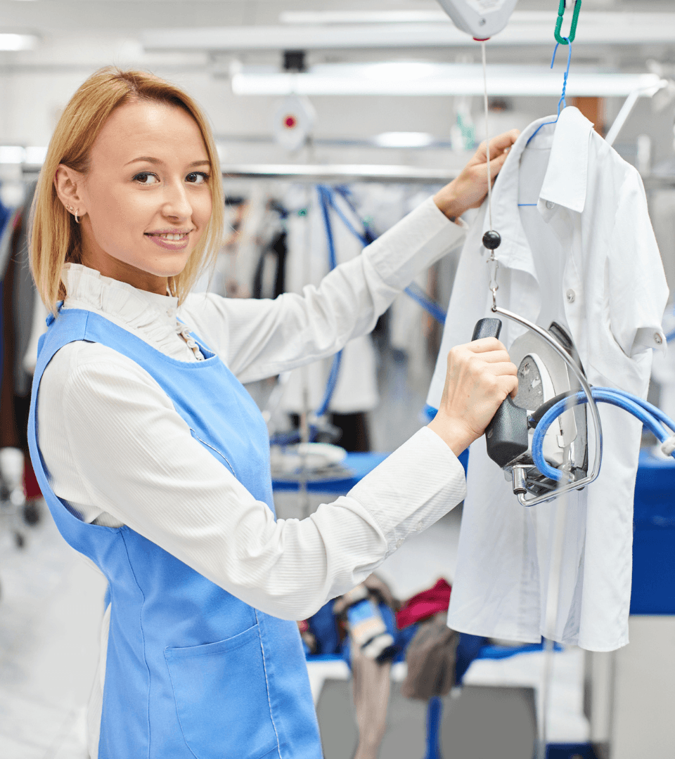 Premium Steam Ironing - Professional laundry and garment care services by LaundriKart